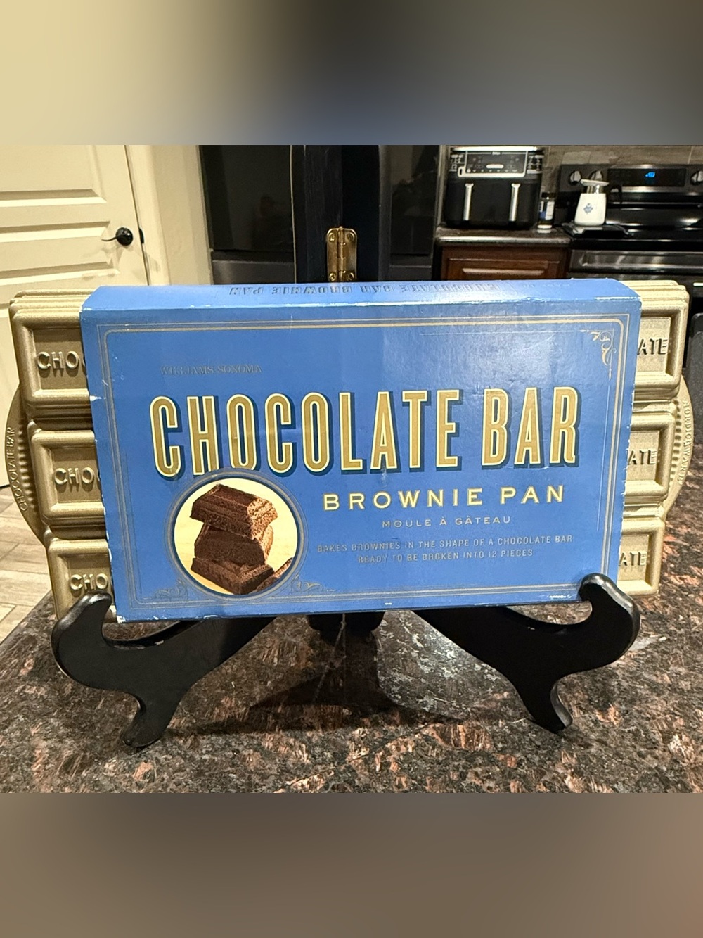 Williams Sonoma Nordic Ware Chocolate Bar Pan USA RARE